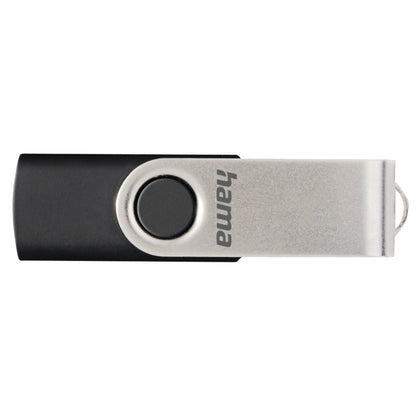 Hama USB-Stick Rotate USB 2.0 64Gbyte schwarz/silber