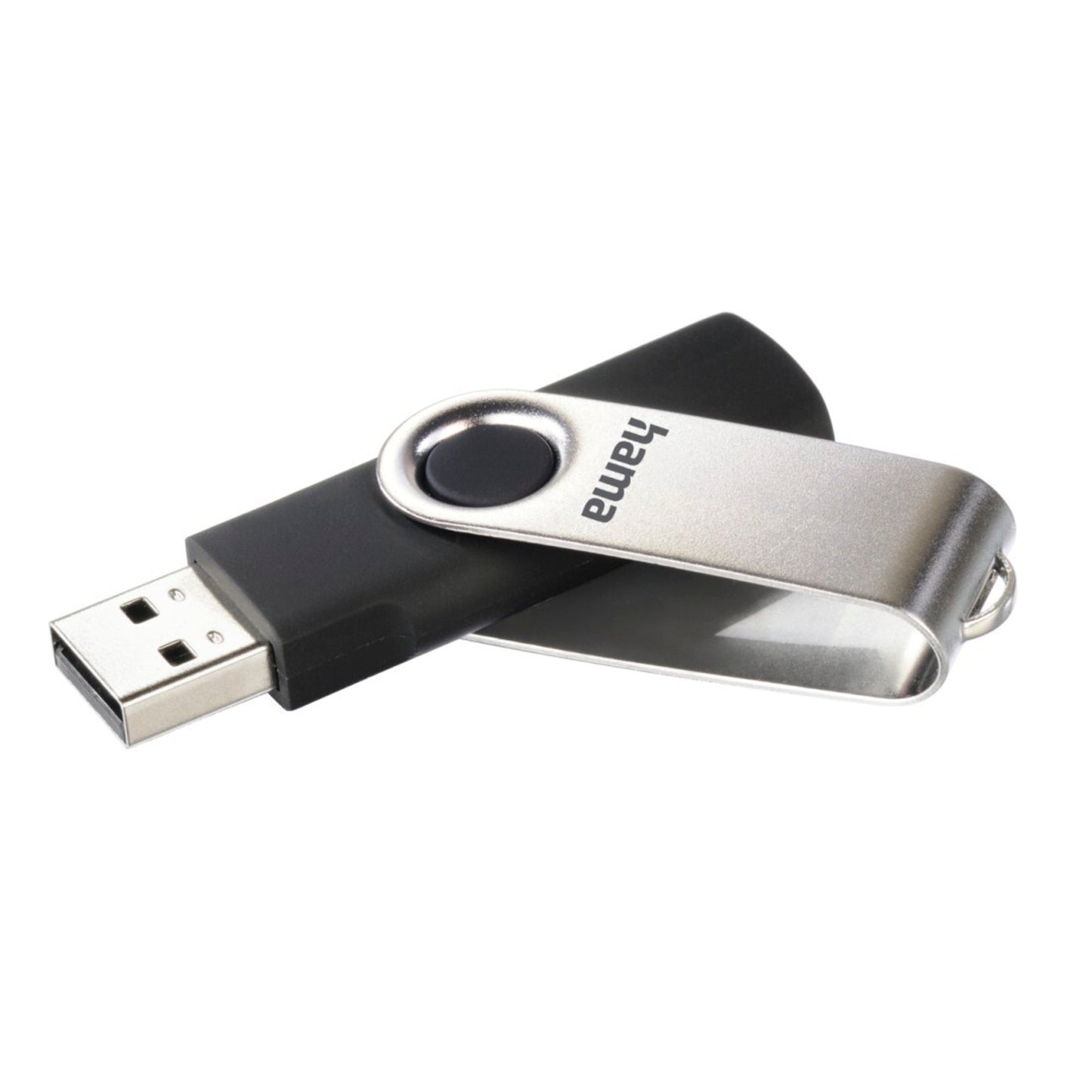 Hama USB-Stick Rotate USB 2.0 64Gbyte schwarz/silber