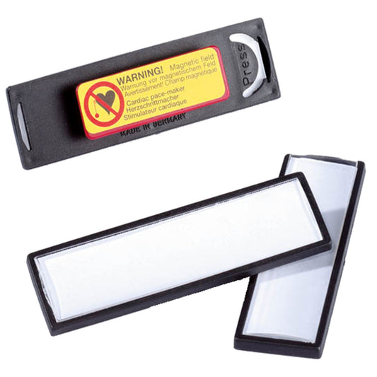 DURABLE Namensschild CLIP CARD 67 x 17 mm (B x H) Magnet schwarz/klar 25 St./Pack.