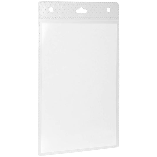 DURABLE Namensschild 105 x 148 mm (B x H) inkl. Tasche für Visitenkarten kombinierbar mit Textilband, Clip, Kette, Jojo transparent 20 St./Pack.