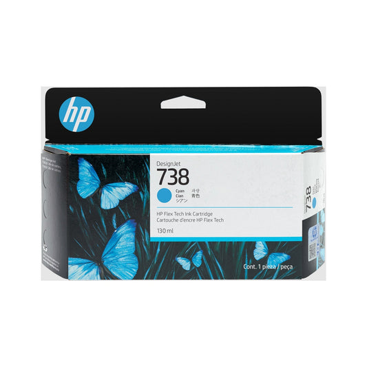 HP Tintenpatrone Originalzubehör 738 cyan 130ml