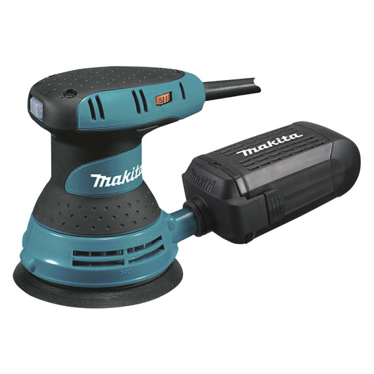 Makita® Exzenterschleifer BO5031J 12.0001/min 125mm inkl. Staubbox kpl., Tieziehteil für MAKPAC, MAKPAC (Gr. 2) 1,3kg