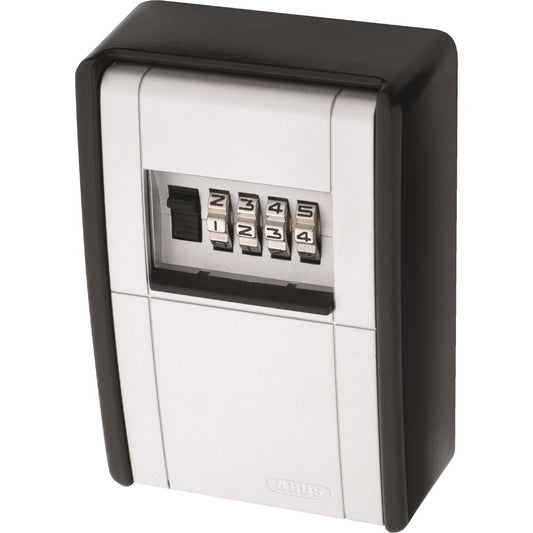 ABUS Schlüsselbox 787 KeyGarageT 8 x 12 x 4,5 cm (B x H x T) 2 Haken Metall schwarz/silber