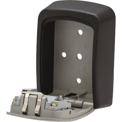 ABUS Schlüsselbox 707 KeyGarageT 8,8 x 12 x 3,9 cm (B x H x T) Aluminium schwarz/silber