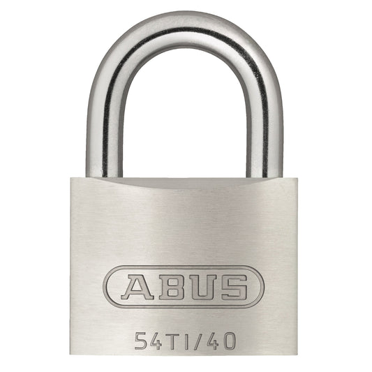 ABUS Vorhangschloss 54 TitaliumT Schlüsselschloss 20 x 21mm Aluminium