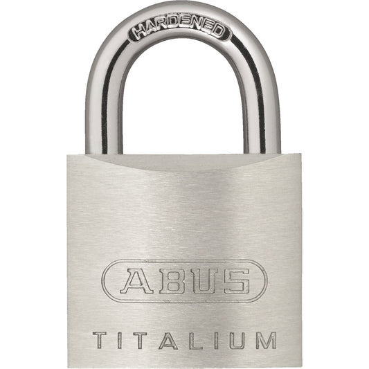 ABUS Vorhangschloss 54 TitaliumT Schlüsselschloss 15 x 14mm Aluminium