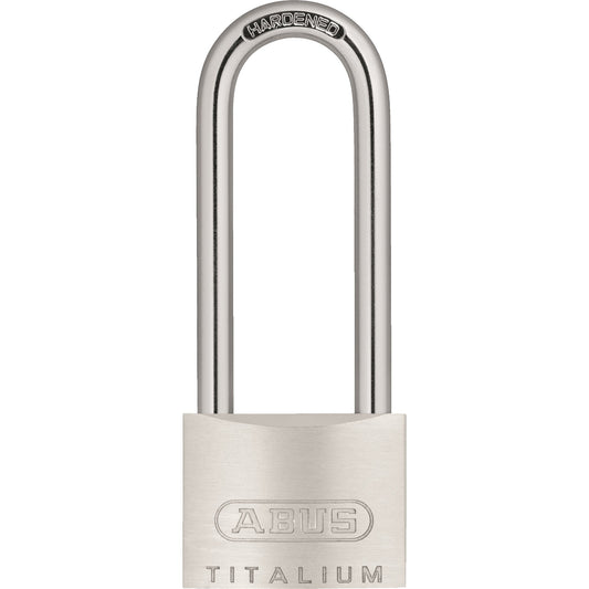 ABUS Vorhangschloss 54 TitaliumT Schlüsselschloss 20 x 63mm Aluminium