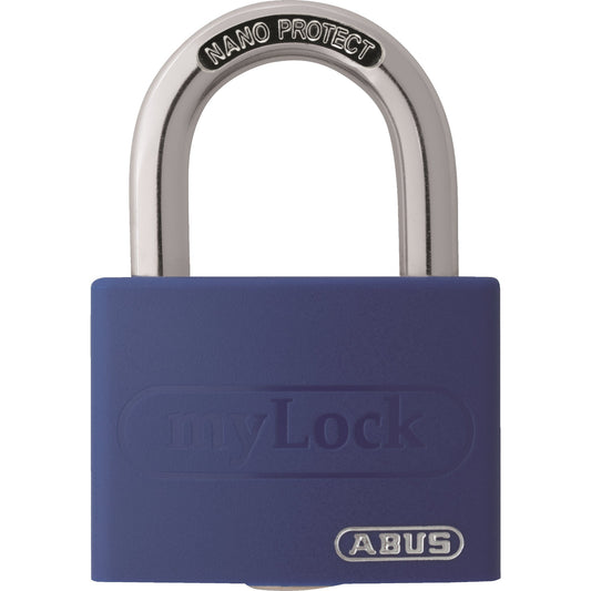 ABUS Vorhangschloss T65AL myLock Schlüsselschloss 22 x 23mm Aluminium