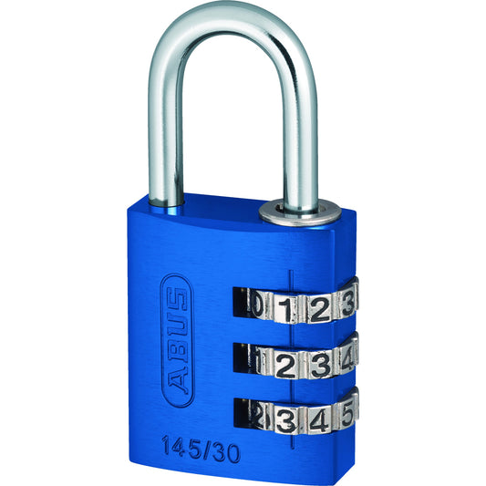 ABUS Vorhangschloss 145 Zahlenkombinationsschloss 14 x 25mm Aluminium