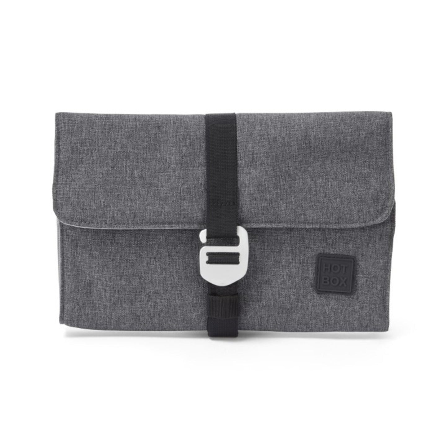 Hotbox Aufbewahrungstasche Folio Kleingeräte, Notizbuch 27 x 19 x 3 cm (B x H x T) Hakenverschluss Polyester, 100 % recycelt holzkohle