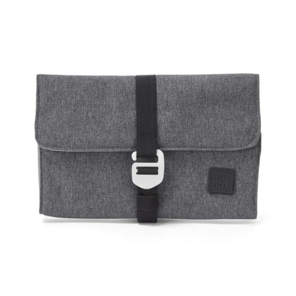Hotbox Aufbewahrungstasche Folio Kleingeräte, Notizbuch 27 x 19 x 3 cm (B x H x T) Hakenverschluss Polyester, 100 % recycelt holzkohle