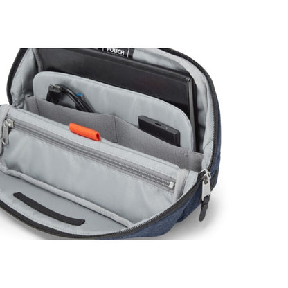 Hotbox Aufbewahrungstasche Utility Pouch Kabel, Ladegeräte 27 x 18 x 8 cm (B x H x T) Reißverschluss Polyester, 100 % recycelt blau