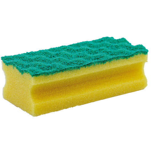 Vileda Reinigungsschwamm PUR Active 15 x 7 x 4,5 cm (B x H x T) Polyurethan gelb