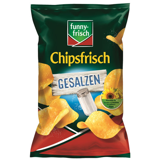 funny-frisch Chips gesalzen 10 x 150 g/Pack.