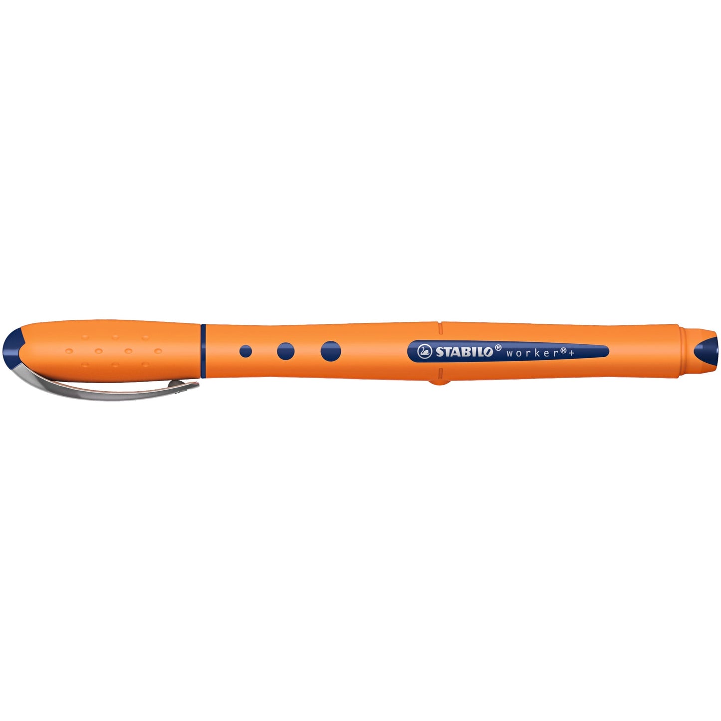 STABILO® Tintenroller worker®+ medium 0,5mm blau Rundspitze nicht dokumentenecht
