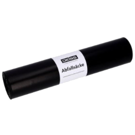 STANDARD Müllbeutel Typ 60 60 x 70 cm (B x H) 35µm 50l LDPE schwarz 25 St./Pack.