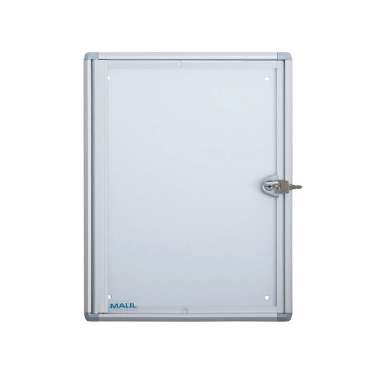MAUL Schaukasten MAULextraslim Innenbereich 27 x 35,1 x 3,1 cm (B x H x T) DIN A4 mit Schloss Aluminium aluminium