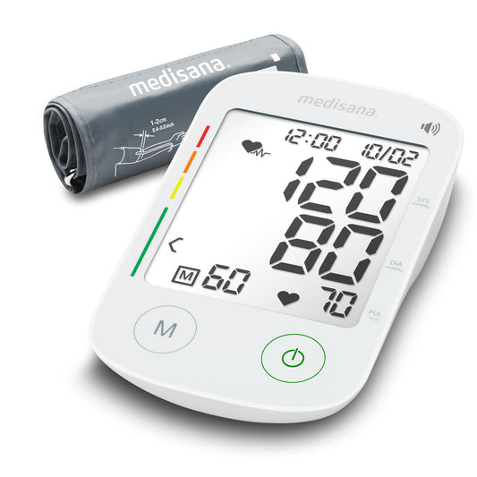 Medisana Blutdruckmessgerät BU 535 Voice 260mmHg 22-36cm mit Pulsmessung 2 Benutzer