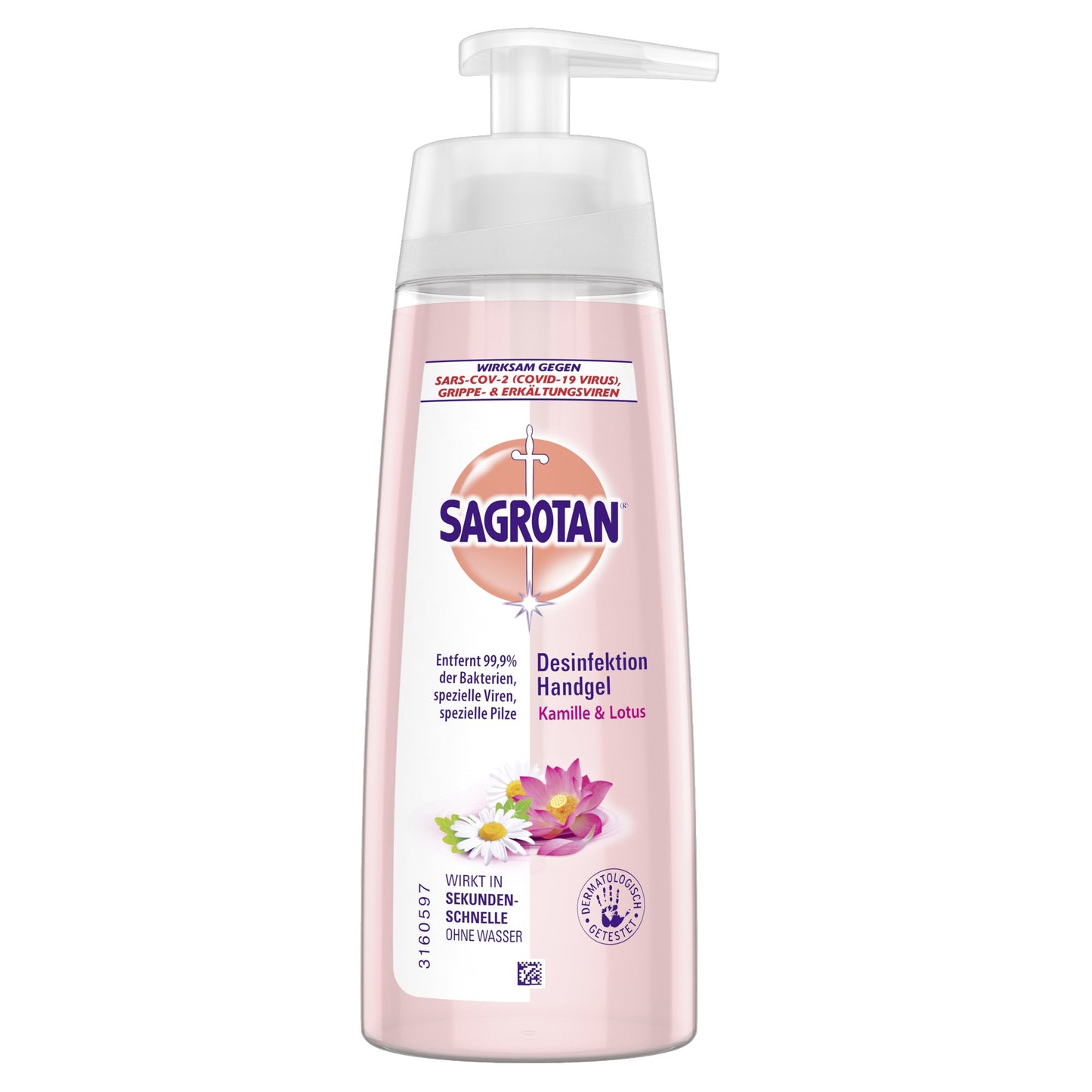 Sagrotan Handdesinfektion Kamille & Lotus Gel 0,2l