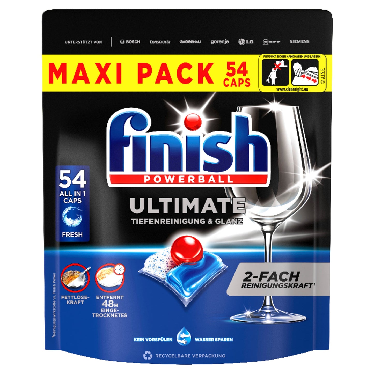 FINISH Spülmaschinentabs Ultimate Fresh 54 St./Pack.