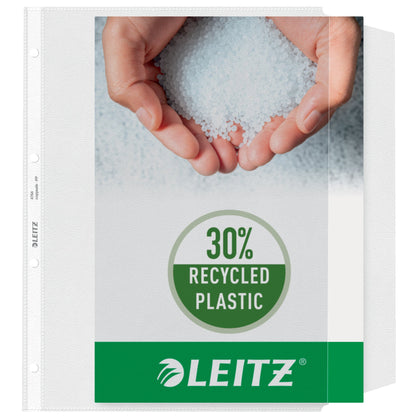 Leitz Prospekthülle DIN A4 120µm rechts offen Polypropylen, 30 % recycelt farblos 50 St./Pack.