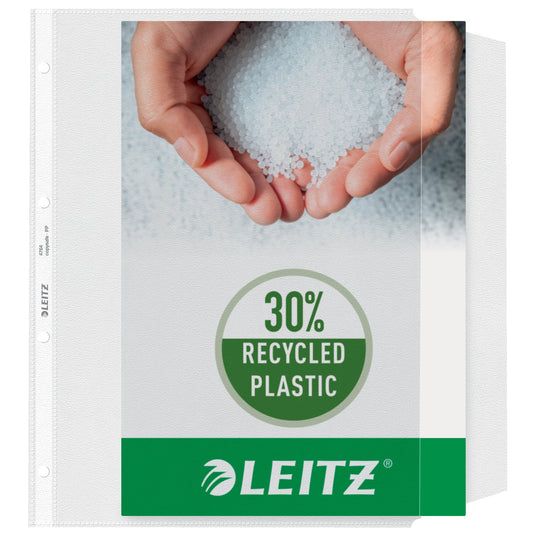 Leitz Prospekthülle DIN A4 120µm rechts offen Polypropylen, 30 % recycelt farblos 50 St./Pack.