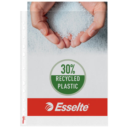Esselte Prospekthülle Standard Plus DIN A4 90µm oben offen Polypropylen, 30 % recycelt transparent 100 St./Pack.