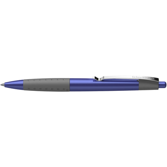 Schneider Kugelschreiber Loox 0,5mm blau Mine auswechselbar dokumentenecht Schaftfarbe: blau metallic