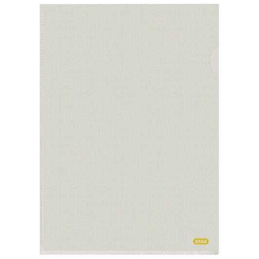 ELBA Sichthülle Recycling DIN A4 100µm oben, rechts offen dokumentenecht Polyethylen, 80 % recycelt transluzent 50 St./Pack.