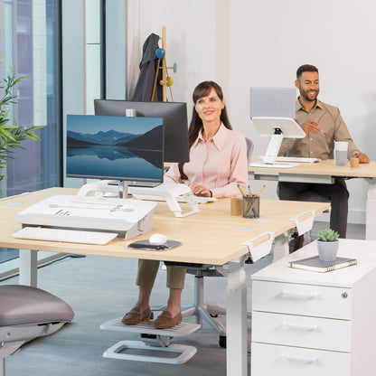 Fellowes® Fußstütze HanaT LT 45 x 17,5 x 36 cm (B x H x T) nicht beheizbar Kunststoff weiß