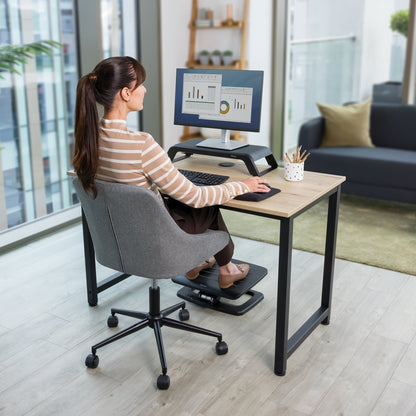Fellowes® Fußstütze HanaT LT 45 x 17,5 x 36 cm (B x H x T) nicht beheizbar Kunststoff schwarz