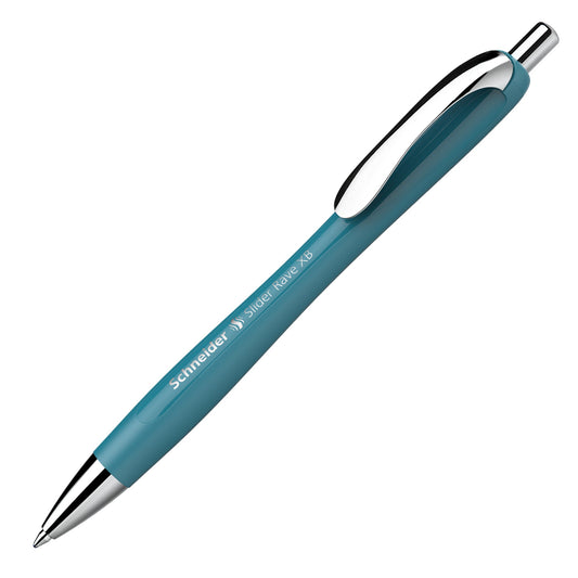 Schneider Kugelschreiber Slider Rave 0,7mm XB blau Mine auswechselbar dokumentenecht Schaftfarbe: teal