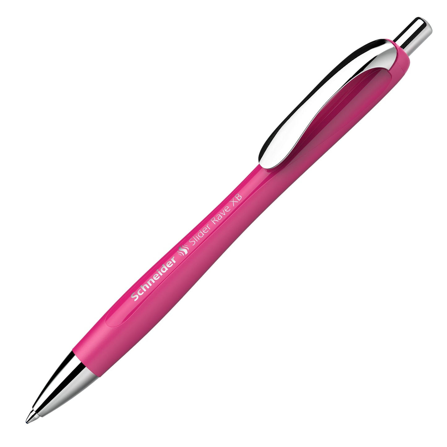 Schneider Kugelschreiber Slider Rave 0,7mm XB blau Mine auswechselbar dokumentenecht Schaftfarbe: power pink
