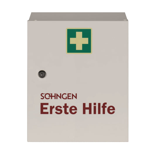 SÖHNGEN® Verbandschrank HEIDELBERG gefüllt DIN 13157 Stahlblech weiß