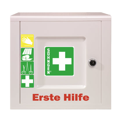 SÖHNGEN® Verbandschrank PICCOLO gefüllt DIN 13157 Kunststoff weiß
