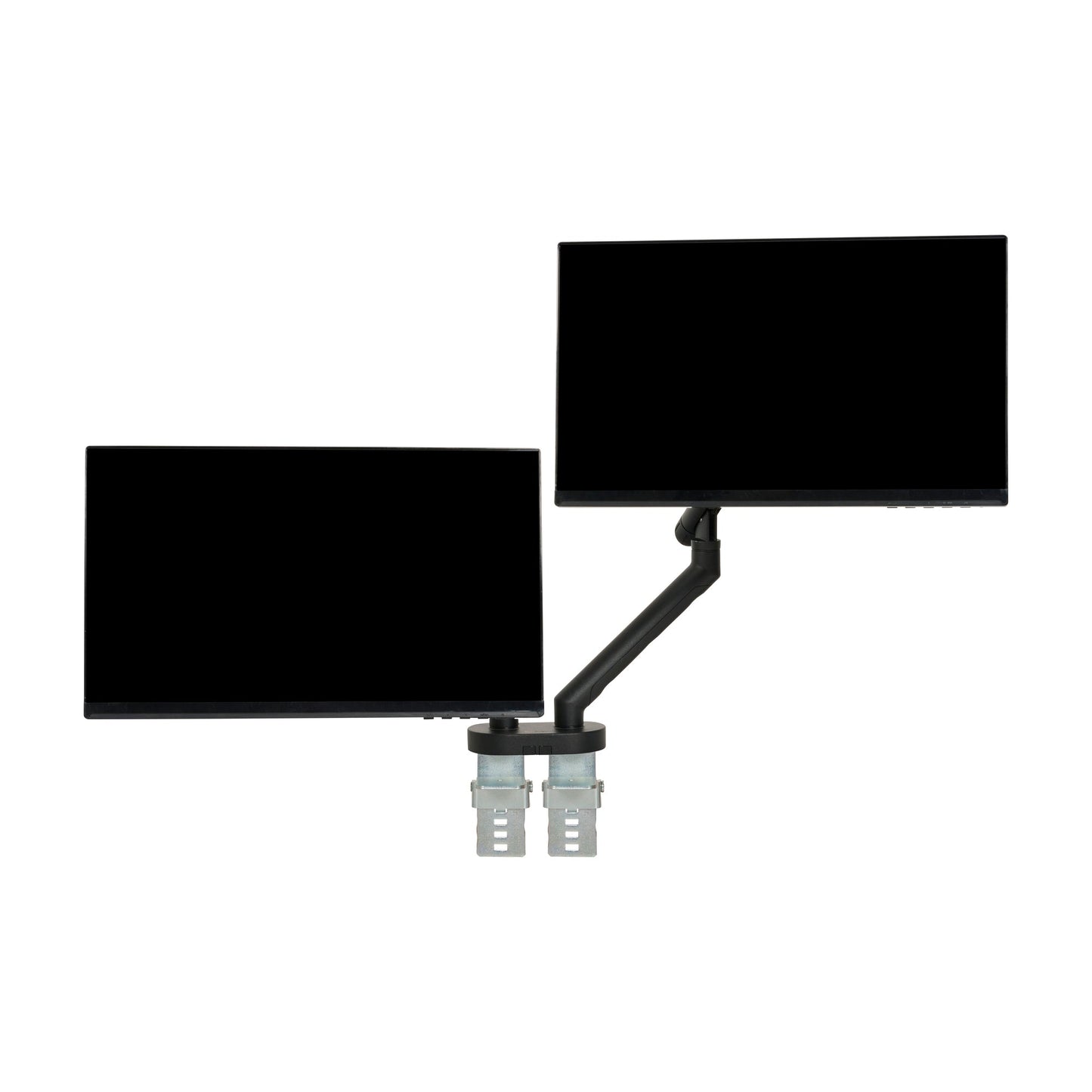BakkerElkhuizen Monitorschwenkarm BE Flexible Dual 2 x 2-10kg Aluminium/Stahl/Kunststoff schwarz