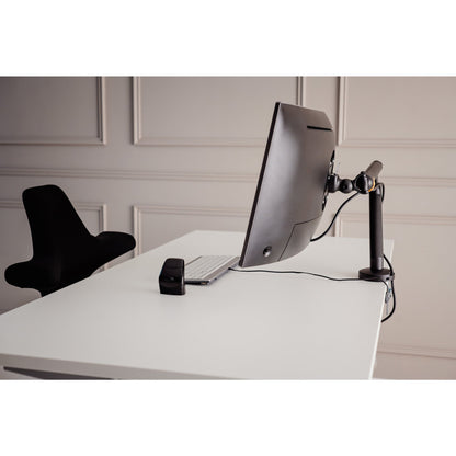 BakkerElkhuizen Monitorschwenkarm BE Flexible Single 2-10kg Aluminium/Stahl/Kunststoff schwarz