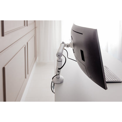 BakkerElkhuizen Monitorschwenkarm BE Flexible Single 2-10kg Aluminium/Stahl/Kunststoff weiß/hellgrau