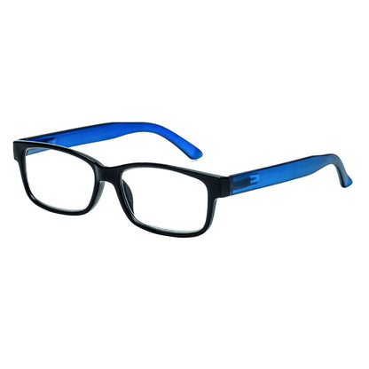 Filtral Lesebrille Oslo +2,0 Unisex Kunststoff, 100 % recycelt schwarz/blau