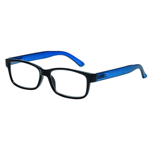 Filtral Lesebrille Oslo +1,5 Unisex Kunststoff, 100 % recycelt schwarz/blau