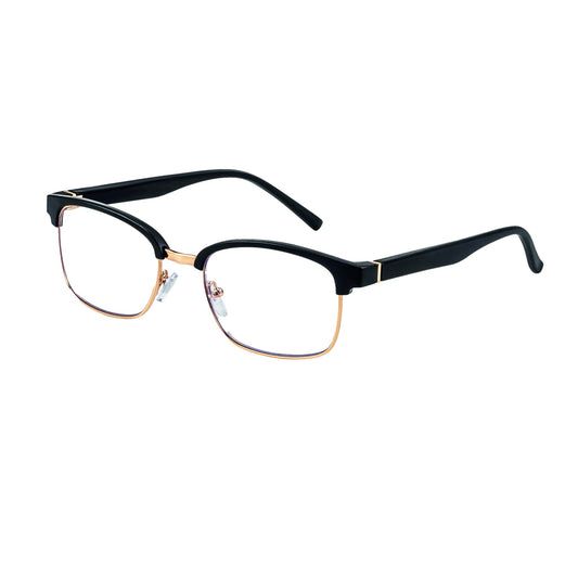 Filtral Lesebrille Palermo +2,5 Unisex Kunststoff, 100 % recycelt schwarz/gold