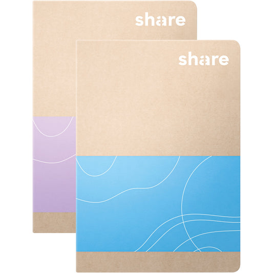 share Notizheft DIN A6 kariert 40 Bl.