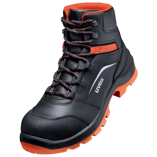 uvex Sicherheitsstiefel uvex 2 xenova 44 knöchelhoch Leder schwarz/rot