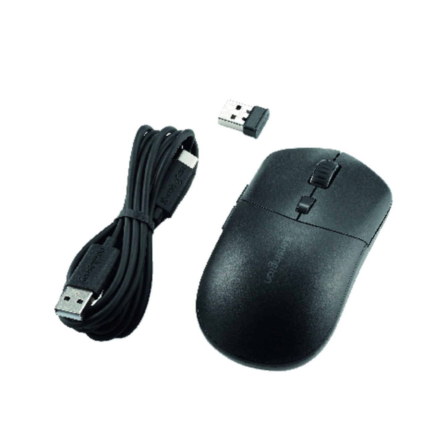 Kensington Optische PC Maus MY430 EQ Links- und Rechtshänder USB-A 10m Akku inkl. USB-Empfänger, USB-C Ladekabel schwarz