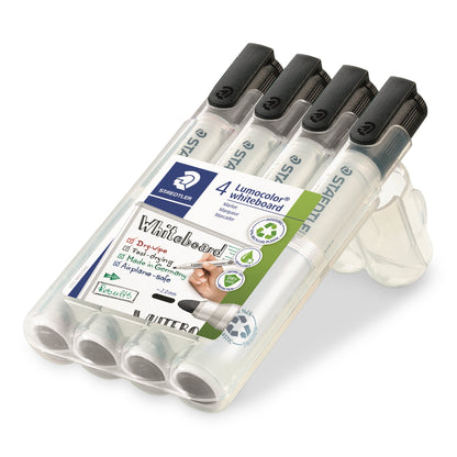 STAEDTLER® Whiteboardmarker Lumocolor® 351 2-5mm schwarz 4 St./Pack.