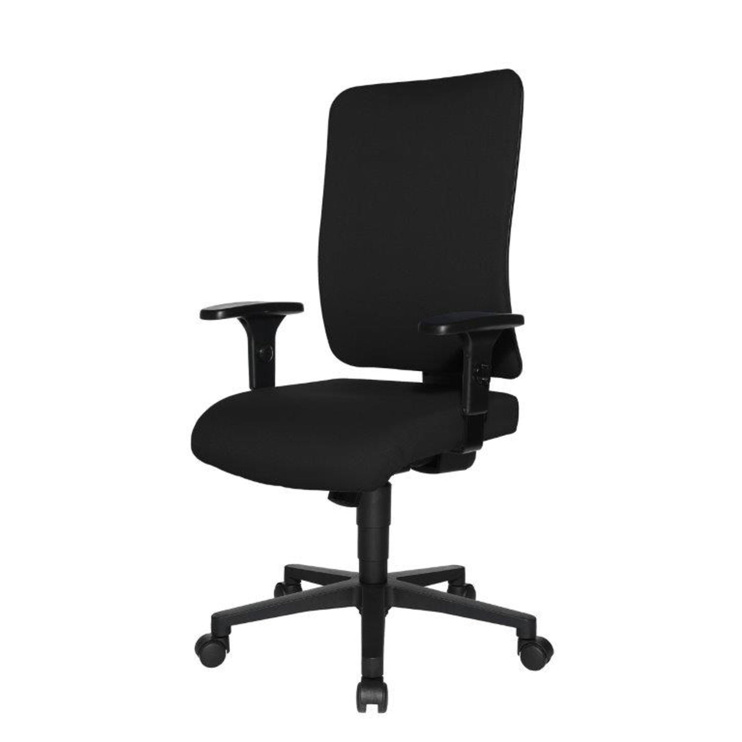 TOPSTAR Bürodrehstuhl Open X (P) 42-57cm Synchronmechanik Rolle hart gebremst (für Teppichboden) optionales Zubehör: Rolle weich gebremst (für Hartboden) 6991 Polyamid schwarz