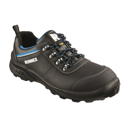 RUNNEX® Sicherheitsschuhe TeamStar 46 S2 hydrophobiertes Glattleder schwarz
