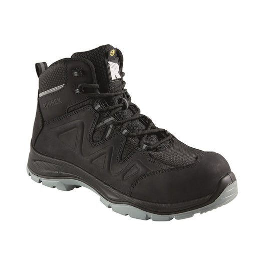 RUNNEX® Sicherheitsstiefel SmartStar 37 knöchelhoch vollnarbiges Rindleder schwarz