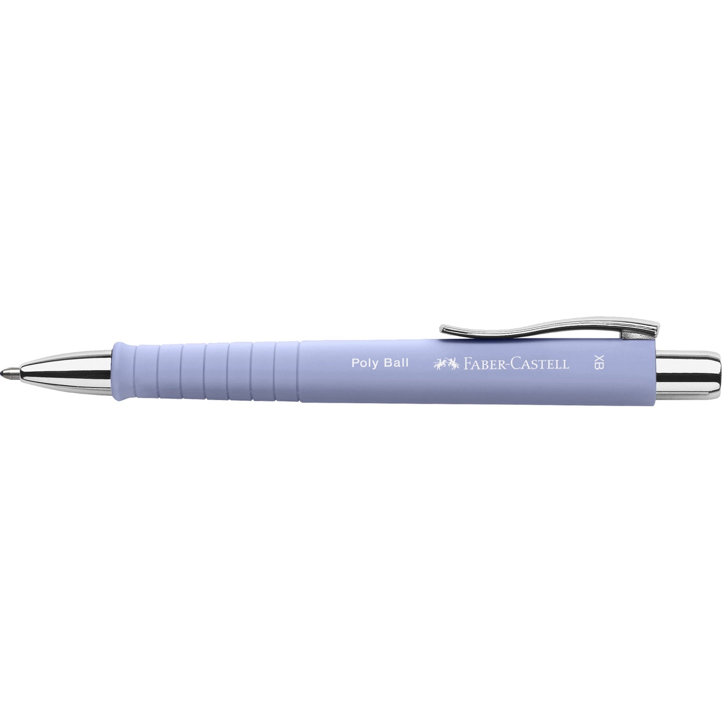 Faber-Castell Kugelschreiber Poly Ball 0,6mm XB blau Mine auswechselbar dokumentenecht Schaftfarbe: pale iris