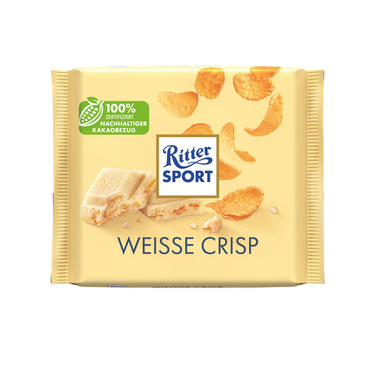 Ritter Sport Schokolade Weiße Crisp 100g